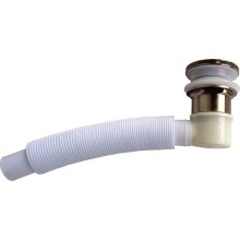 Слив-перелив BelBagno BB39-OVF-BRN click-clack Бронза