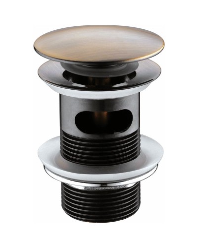 Донный клапан WasserKRAFT A046 click-clack Светлая бронза