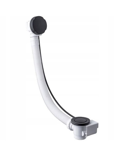 Слив-перелив Paffoni ZACC118NO полуавтомат Черный матовый