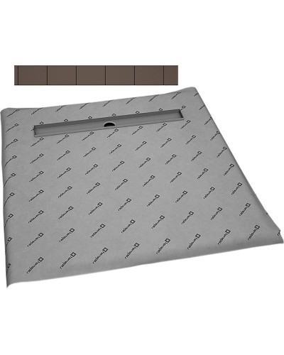 Душевая плита Radaway RadаDrain 119x119 5CL1212A/5R095B с решеткой под плитку Basic