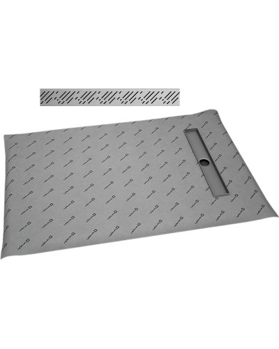 Душевая плита Radaway RadаDrain 119x79 5DLB1208A/5R055R с решеткой Rain