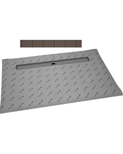 Душевая плита Radaway RadаDrain 119x79 5DLA1208A/5R095B с решеткой под плитку Basic