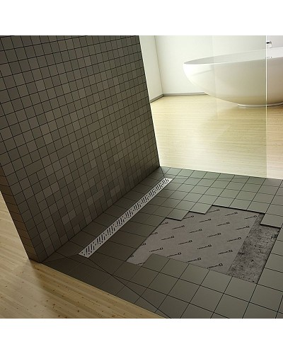 Душевая плита Radaway RadаDrain 89x79 5DLA0908A/5R065B с решеткой под плитку Basic