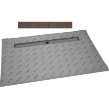 Душевая плита Radaway RadаDrain 119x89 5DLA1209A/5R095B с решеткой под плитку Basic