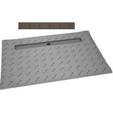 Душевая плита Radaway RadаDrain 119x89 5DLA1209A/5R095B с решеткой под плитку Basic
