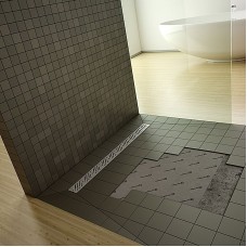 Душевая плита Radaway RadаDrain 99x99 5CL1010A/5R075R с решеткой Rain