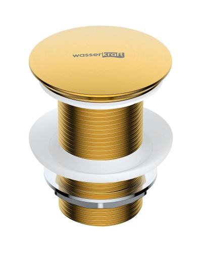 Донный клапан WasserKRAFT A247 Click-Clack Золото матовое