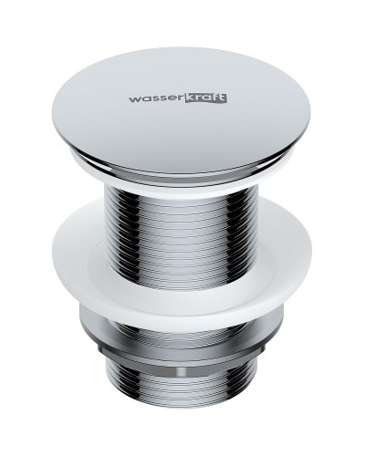 Донный клапан WasserKRAFT A244 Click-Clack Хром
