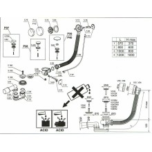 Слив-перелив Relisan Vega V55К Гл000007256 полуавтомат Хром