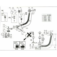 Слив-перелив Relisan Vega V55К Гл000015493 полуавтомат Хром