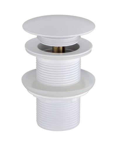 Донный клапан Boheme 612-MW click-clack Белый матовый