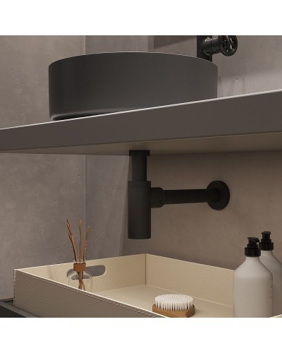 Сифон для раковины Iddis Optima Home OPTGM00i84 Графит