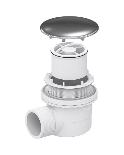 Сифон для душевого поддона RGW Velplex QYD-06 18241106-01 Хром