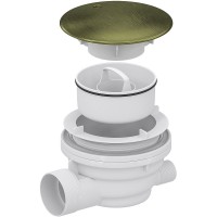 Сифон для душевого поддона RGW Velplex QYD-01 18241101-08 Бронза