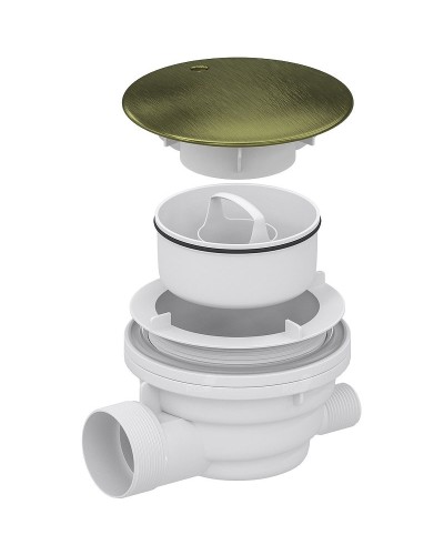 Сифон для душевого поддона RGW Velplex QYD-01 18241101-08 Бронза