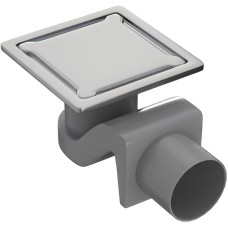 Душевой трап Timo Basic 15 BD150-S50R с решеткой Сталь