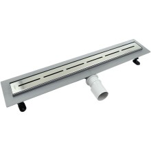 Душевой лоток Timo Smart Plus 70 SMP-GG70-LS40(DRY) с решеткой Сталь