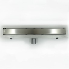 Душевой лоток Timo Premium 60 DP-PG60-RS50(DRY) с решеткой Сталь / под плитку