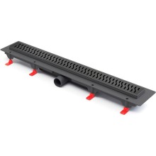 Душевой лоток Paini Harmony 650 CH650HC с решеткой Черный матовый