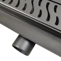 Душевой лоток Paini Harmony 650 CH650HC с решеткой Черный матовый