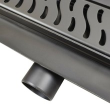 Душевой лоток Paini Harmony 650 CH650HC с решеткой Черный матовый