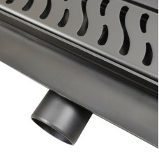 Душевой лоток Paini Harmony 650 CH650HC с решеткой Черный матовый