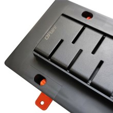 Душевой лоток Paini Medium 750 CH750MC с решеткой Черный матовый