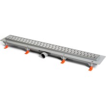 Душевой лоток Paini Medium 650 CH650MN с решеткой Хром