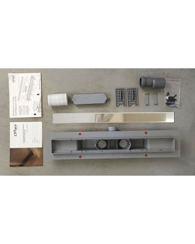 Душевой лоток Paini Klasik 450 CH450K с решеткой под плитку