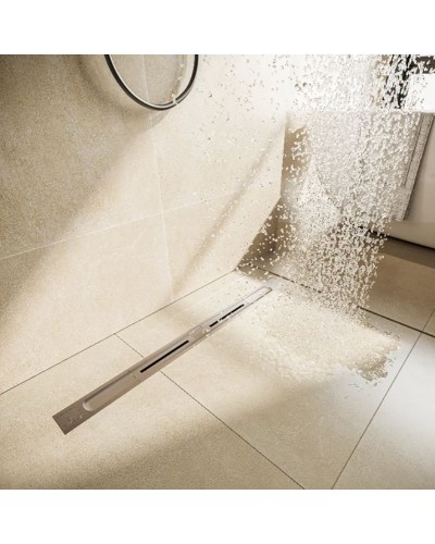 Душевой лоток Timo Premium 80 SP-80-S50R с решеткой Сталь