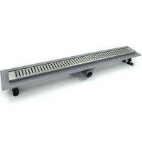 Душевой лоток Timo Smart 90 SM-SG90-LS40(DRY) с решеткой Сталь