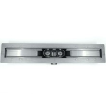 Душевой лоток Timo Smart 60 SM-DGG60-LS40(DRY) с решеткой Сталь