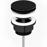 Донный клапан Paini 53PZ945TSR click-clack Черный матовый