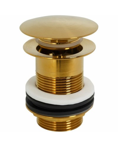 Донный клапан Cezares Eco ECO-SC-BORO Сlick-Сlack Брашированное золото