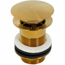 Донный клапан Cezares Eco ECO-SC-BORO Сlick-Сlack Брашированное золото