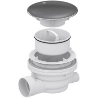 Сифон для душевого поддона RGW Velplex QYD-01 39241101-01 Хром