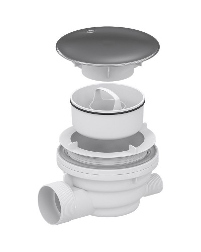 Сифон для душевого поддона RGW Velplex QYD-01 39241101-01 Хром