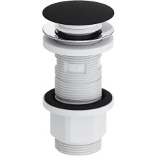 Донный клапан Damixa Option 210600300 click-clack Черный матовый