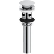 Донный клапан Damixa Option 210610200 click-clack Белый глянцевый