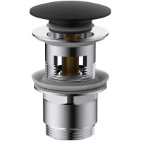 Донный клапан Vincea DPU-1B01MB click-clack Черный матовый