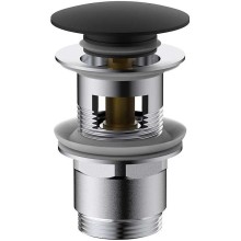 Донный клапан Vincea DPU-1B01MB click-clack Черный матовый