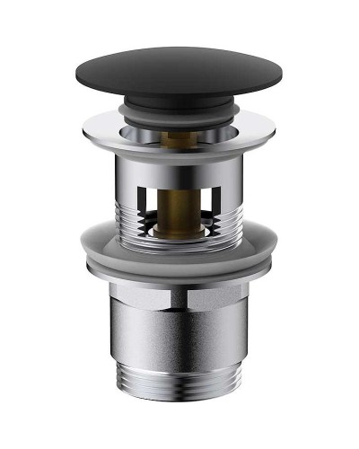 Донный клапан Vincea DPU-1B01MB click-clack Черный матовый