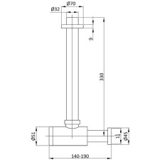 Сифон для раковины Vincea VSPH-1B01CH Хром