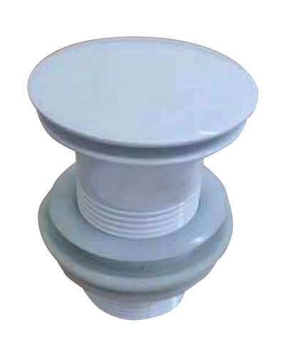 Донный клапан CeramaLux RD002GW click-clack Белый глянцевый