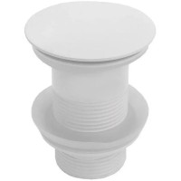 Донный клапан CeramaLux RD002MW click-clack Белый матовый