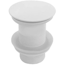 Донный клапан CeramaLux RD002MW click-clack Белый матовый