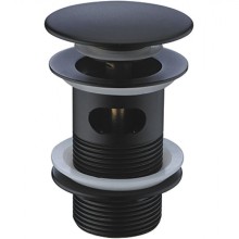 Донный клапан CeramaLux BB005MB click-clack Черный матовый