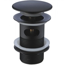 Донный клапан CeramaLux BB005MB click-clack Черный матовый
