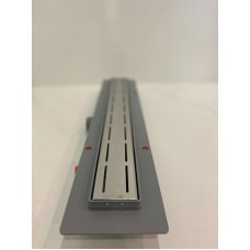 Душевой лоток Veconi Line 650 V650L с решеткой Хром глянцевый