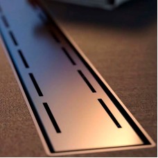 Душевой лоток Veconi Line 750 V750L с решеткой Хром глянцевый